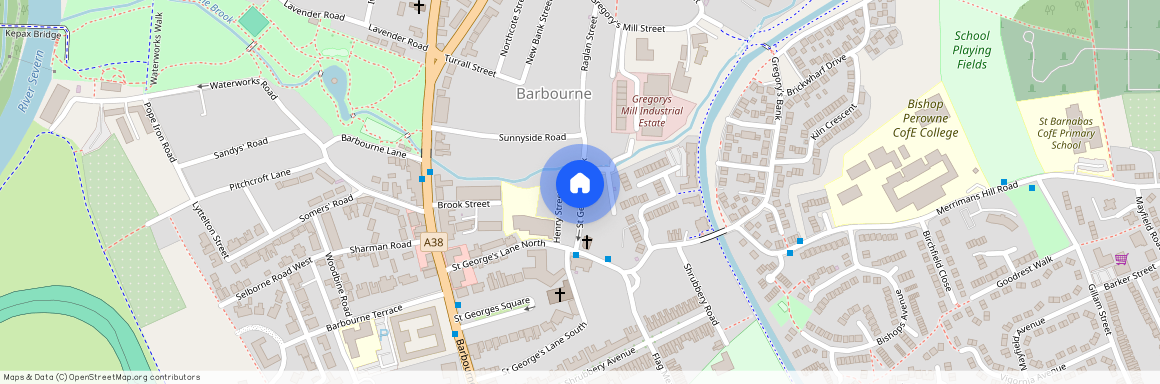 St. Georges Walk, Worcester, Worcestershire, WR1