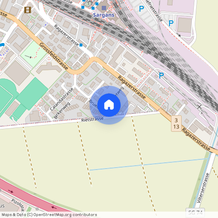 7320, Sargans, Castelsrietweg, 3