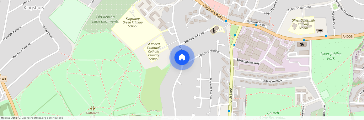 Slough Lane, Kingsbury, London, NW9