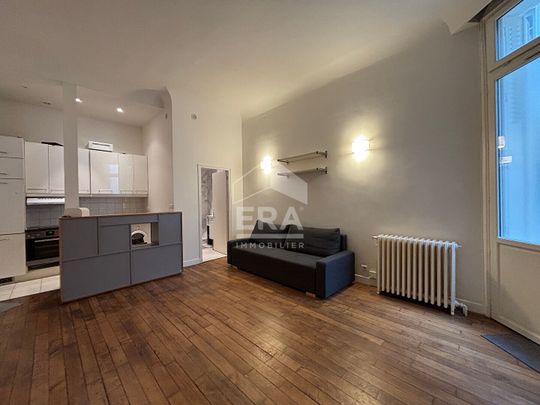Charmant 2 pièces meublé - Belle hauteur sous plafond et cheminée décorative - Photo 1