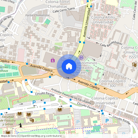 Av. Universidad, 2042 - 8 - 807, Copilco, Coyoacán, Ciudad De México, 04350