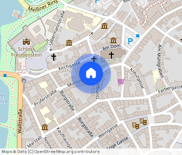 Attraktive 3-Zimmer-Dachgeschosswohnung in der Freiberger Altstadt ... - Foto 1