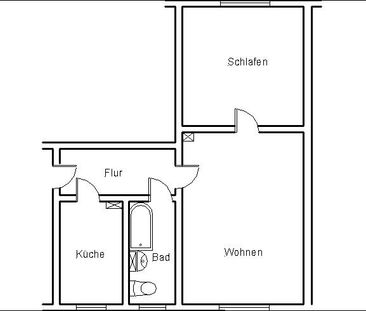 2 Zimmer-Wohnung in zentraler Lage ab 01.11.2024 - Foto 3