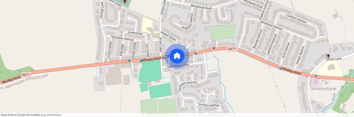 Whalley Road, Read, BB12