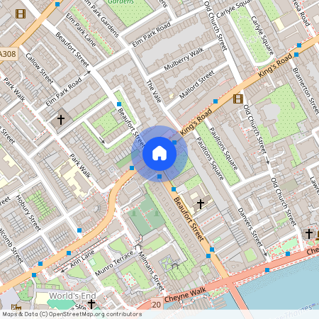 Argyll Mansions, 303-323 Kings Road, Chelsea