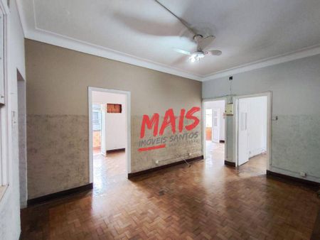 Casa sobreposta alta para comercio, 100 m² - Gonzaga - Santos/SP - Foto 3