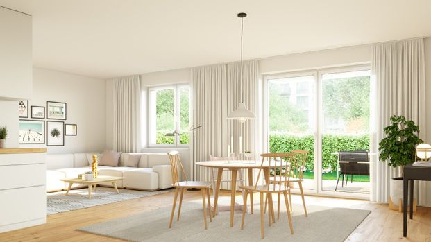 Eigene Terrasse ! Toll geschnittene 2 Zimmer-Wohnung // EG Whg.3 - Photo 1