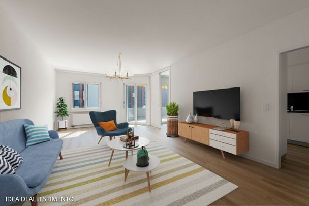 2.5 Zimmer, 58 m², 4. Stock - Photo 1