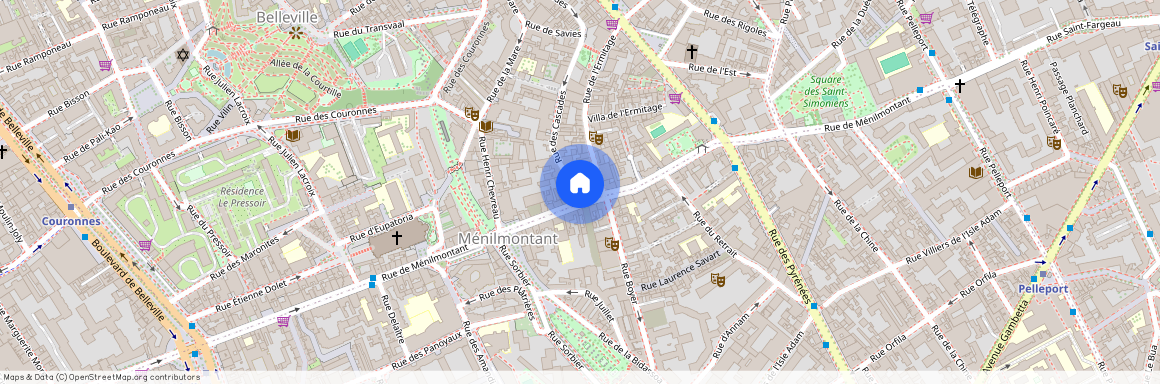 2 Rue des Cascades, 75020 Paris 20