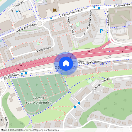 Parallellvägen, Partille