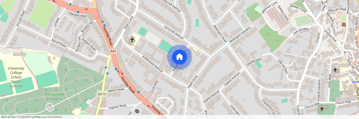 Kidderpore Gardens, Hampstead, NW3