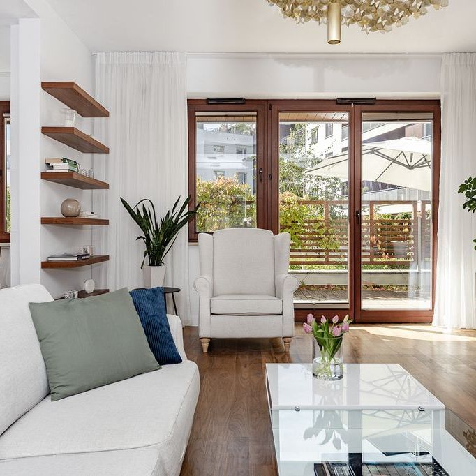 Nowoczesne Wysoki standard Duży salon 56.3 m² - Photo 1