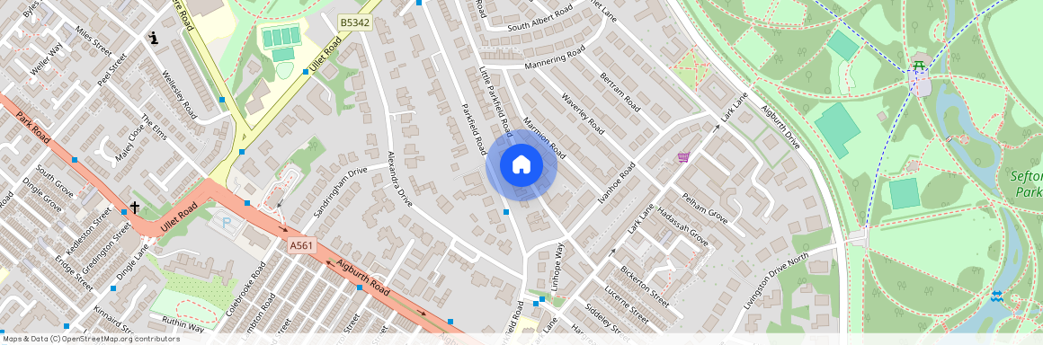 Parkfield Road, Aigburth, Liverpool, Merseyside, L17
