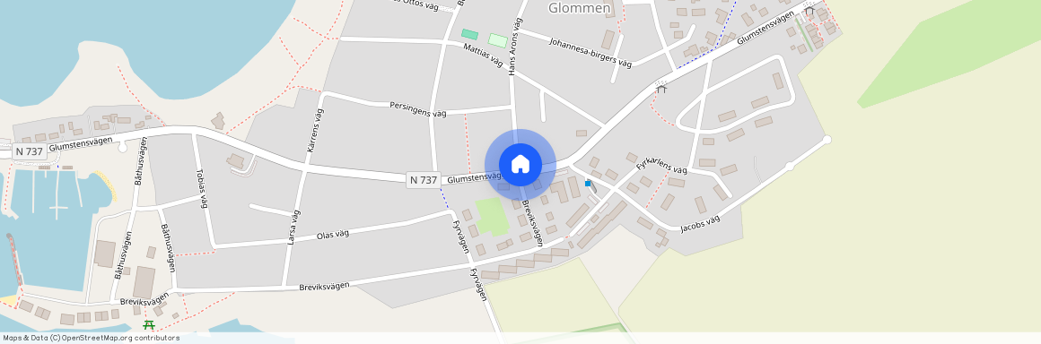 Glumstensvägen, Glommen
