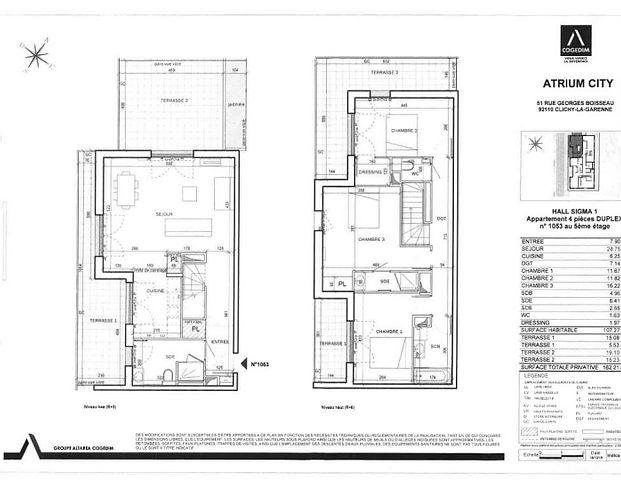 location Appartement F4 DE 107.79m² À CLICHY - Photo 1