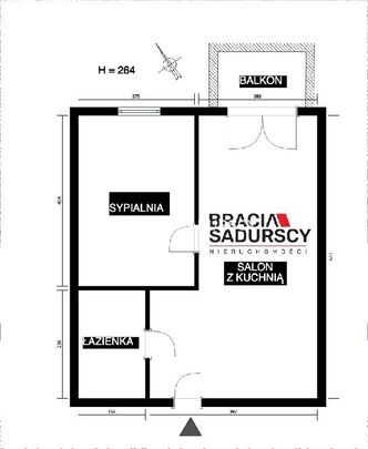 Mieszkanie Kraków Prądnik Biały powierzchnia 29.93 m² C206-WM-36437 - Фото 1
