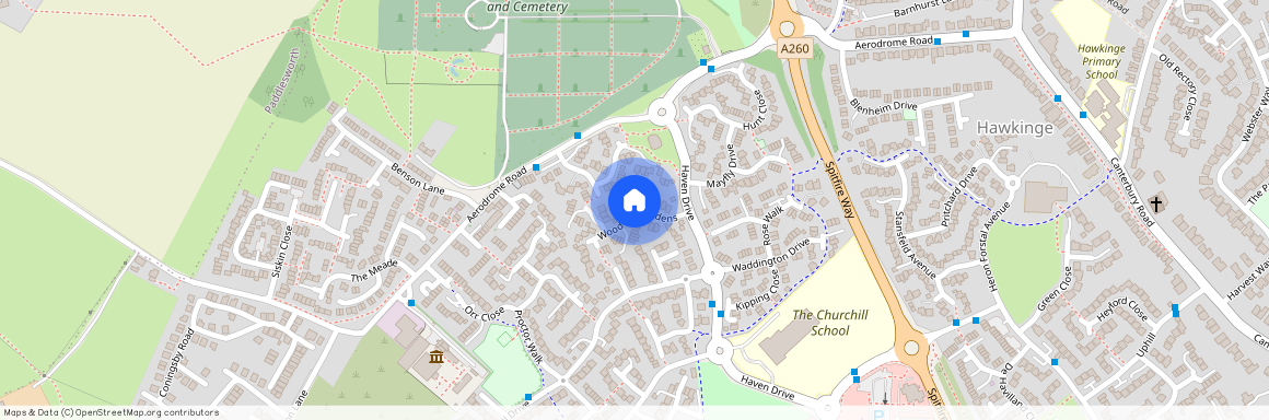 Woodcock Gardens, Hawkinge, FOLKESTONE