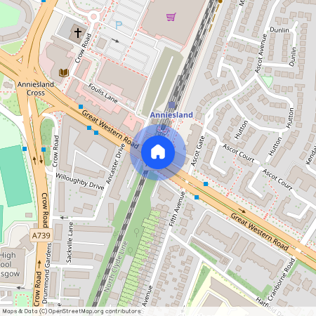 Great Western Road, Kelvinbridge, Glasgow