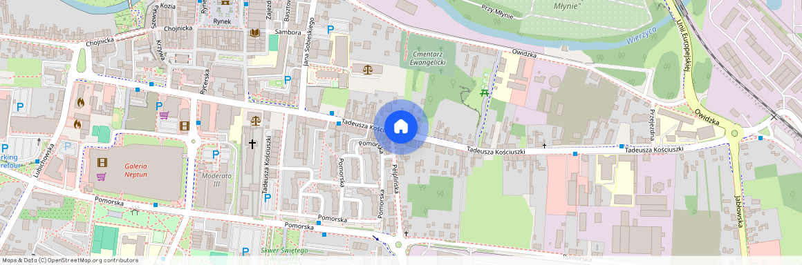 ul. Tadeusza Kościuszki, Starogard Gdański, starogardzki, pomorskie