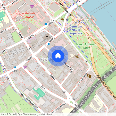 ul. Juliana Smulikowskiego, Powiśle, Śródmieście, Warszawa, mazowieckie