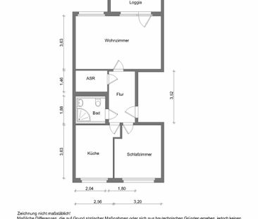 grundrissveränderte 2-Raumwohnung mit Aufzug! - Foto 2