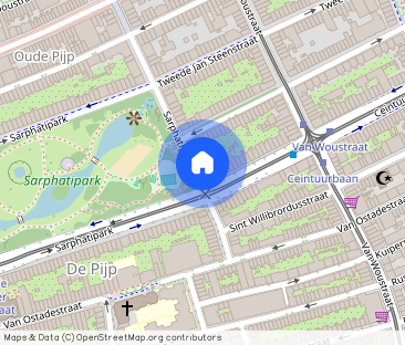Appartement te huur: Sarphatipark 133-3 1073 CX Amsterdam - Foto 1