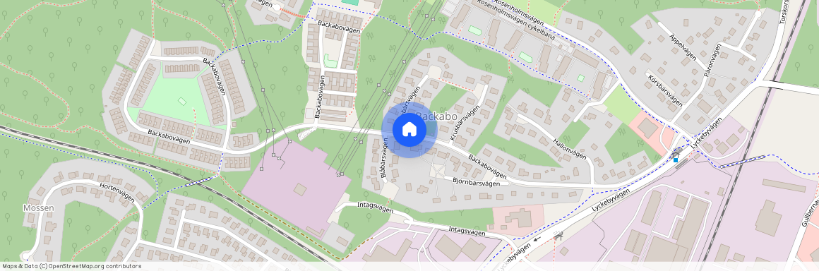 Backabovägen, Karlskrona