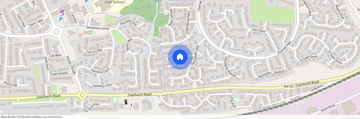 Robins Hill, Brackla, Bridgend County Borough, CF31 2PJ