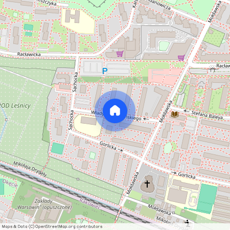 ul. Władysława Okińskiego, Rakowiec, Ochota, Warszawa, mazowieckie