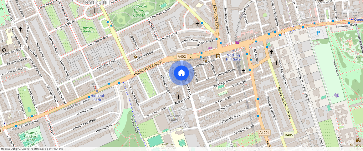 ** Campden Hill Gardens, London, W8 7AX