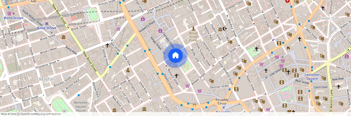 Upper John Street, London, Greater London, Soho, W1F