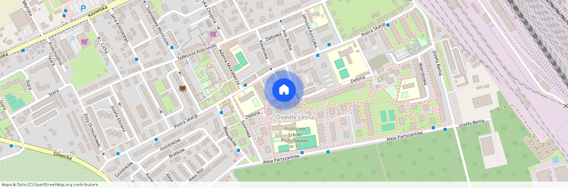 Blachownia Śląska, ul. Zielona, Kędzierzyn-Koźle