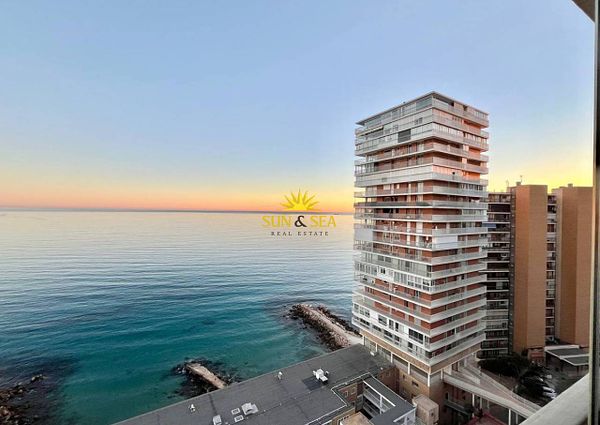 APARTMENT FOR RENT WITH INCREDIBLE SEA VIEWS IN ALICANTE CITY