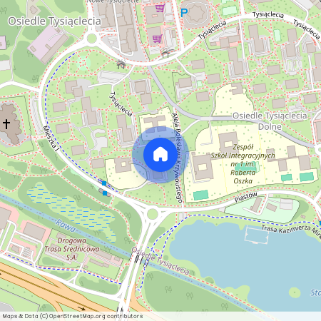 ul. Mieszka I I, Osiedle Tysiąclecia, Katowice, śląskie