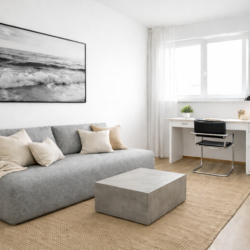 Erstbezug! Moderne, ruhige 3 Zimmer-Wohnung mit großem Balkon in Graz in der Nähe der FH Joanneum - Foto 1