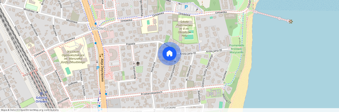 ul. Przemysława, Orłowo, Gdynia, pomorskie