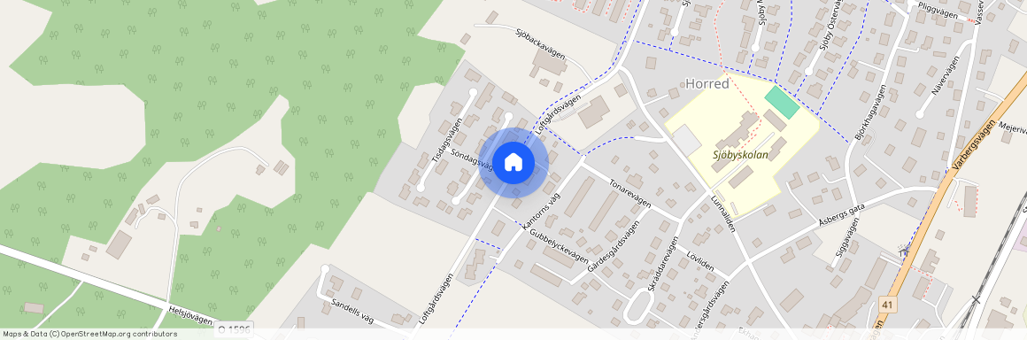 Loftsgårdsvägen, Horred