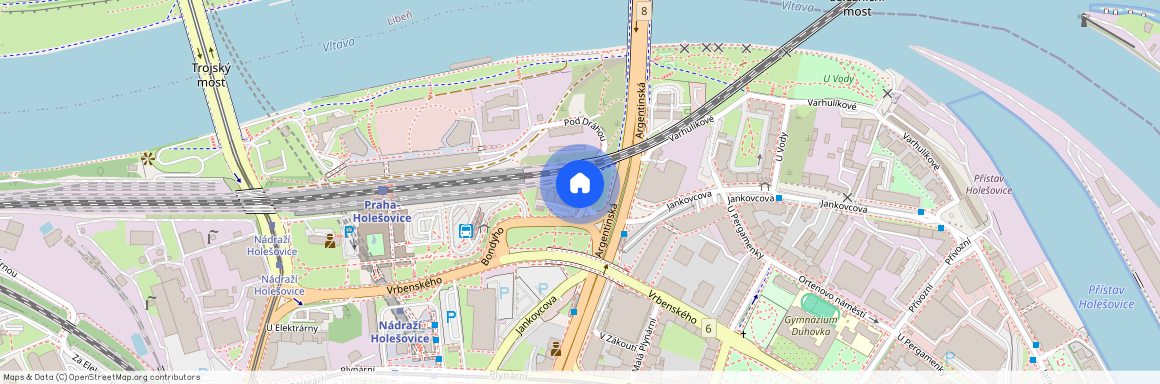 V závětří, Praha 7 - Holešovice