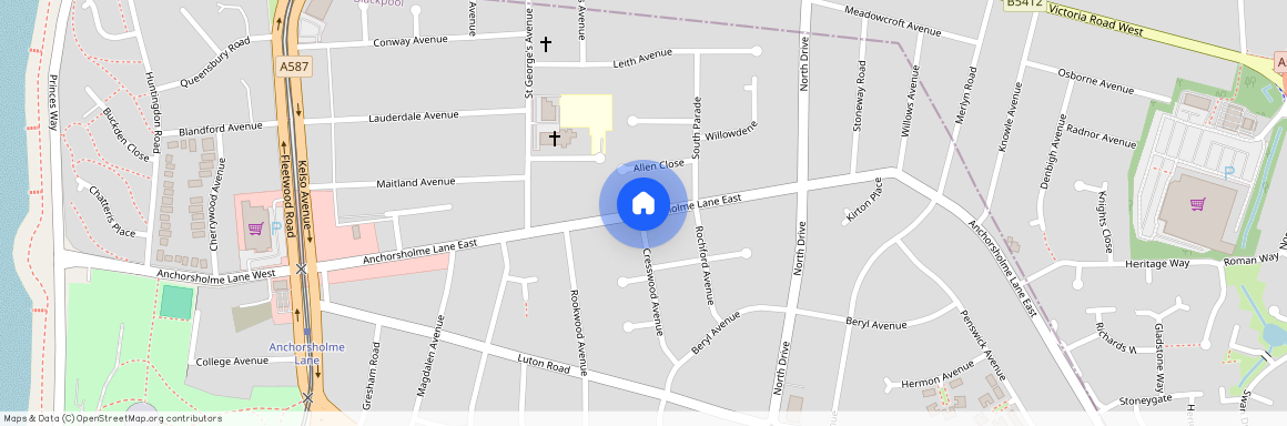 Anchorsholme Lane East, Thornton-Cleveleys, Lancashire, FY5