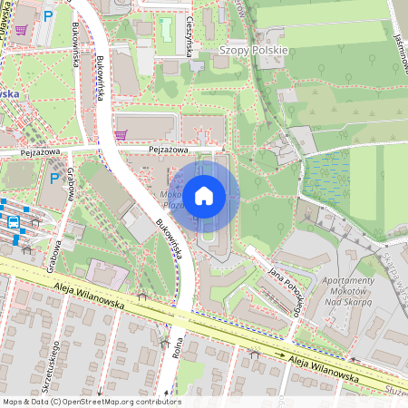 Bukowińska 10, Ksawerów, Mokotów, Warszawa, mazowieckie