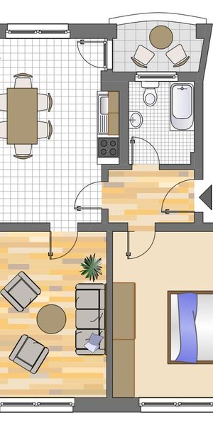 Demnächst frei! 2-Zimmer-Wohnung in Dortmund Innenstadt-West - Photo 2