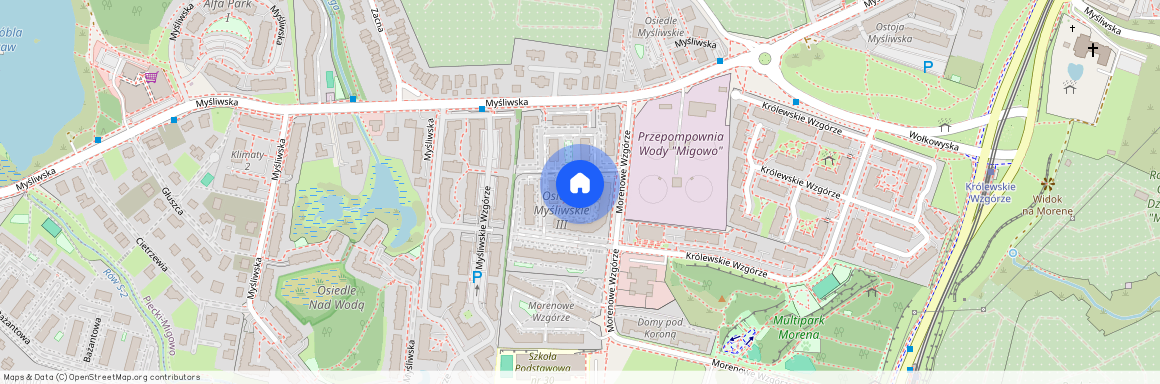 ul. Morenowe Wzgórze, Piecki-Migowo, Gdańsk, pomorskie