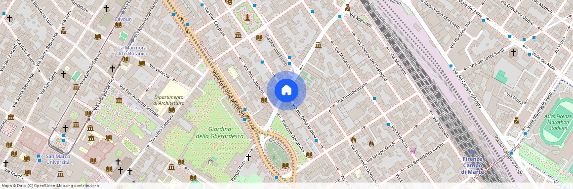 Via dei della Robbia, Florence, Tuscany 50132