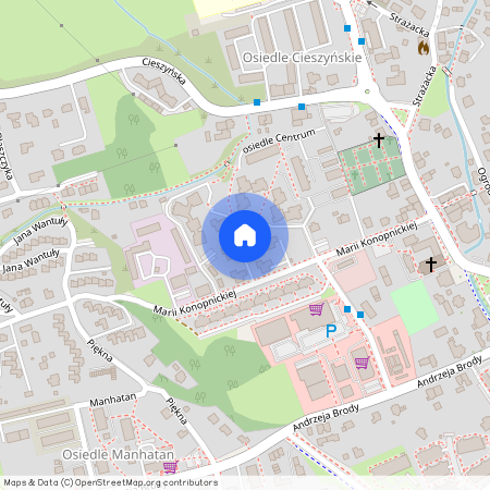 ul. Marii Konopnickiej, Ustroń, cieszyński, śląskie