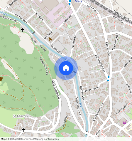 Glashüttenweg **, 8887 Mels, Schweiz