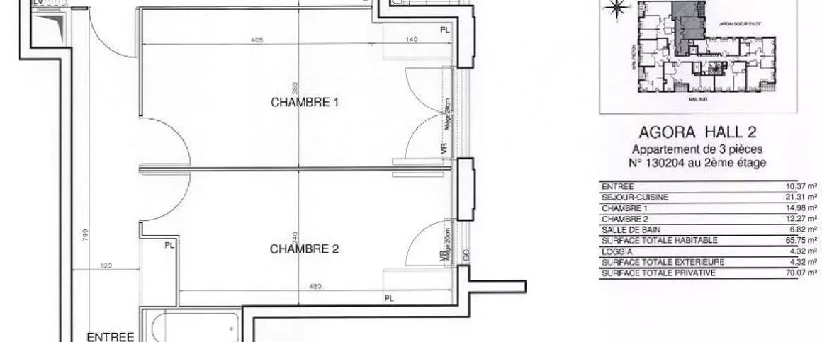 location Appartement T3 DE 65.9m² À BOBIGNY - Photo 1