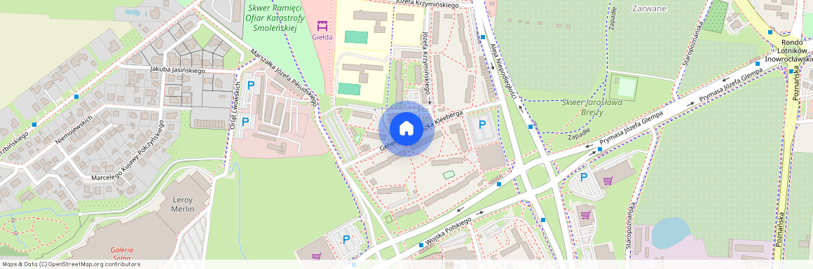 ul. gen. Franciszka Kleeberga, Inowrocław, inowrocławski, kujawsko-pomorskie