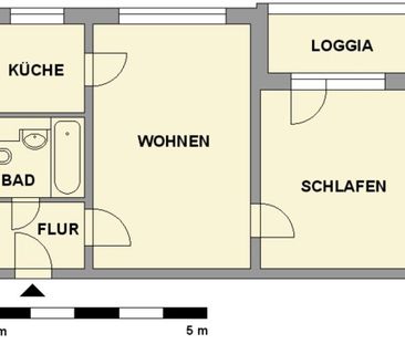 2-Raum-Wohnung - Foto 5