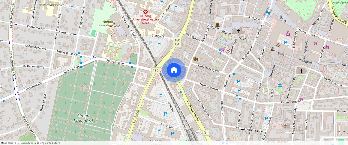 Prinsensgade **, 5. th. 9000 Aalborg