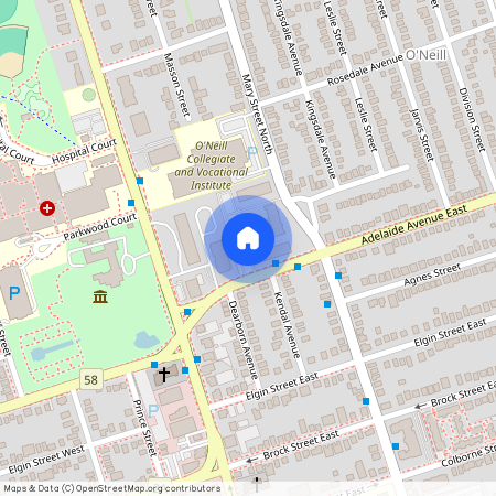 50 Adelaide Ave E and 290 & 300 Mary St N, Oshawa, Oshawa, Durham, L1G 4T2